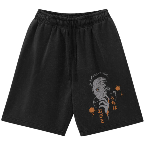Obito Uchiha Shorts, Naruto Shorts, Anime Shorts, Vintage Shorts