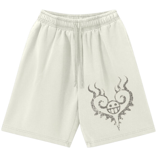 Trafalgar D Water Law Shorts, One Piece Shorts, Anime Shorts, Vintage Shorts