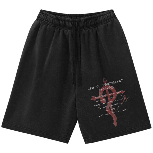 Alphonse vs Edward Elric Shorts, Fullmetal Alchemist Shorts, Anime Shorts, Vintage Shorts