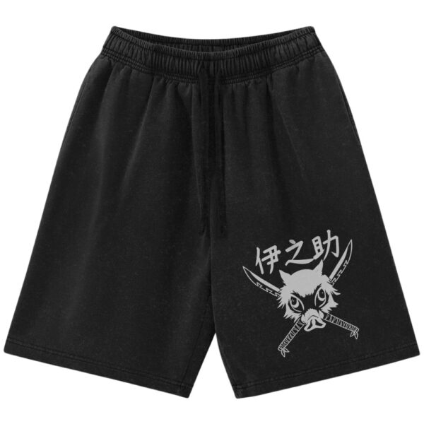 Inosuke Hashibira Shorts, Demon Slayer Shorts, Anime Shorts, Vintage Shorts