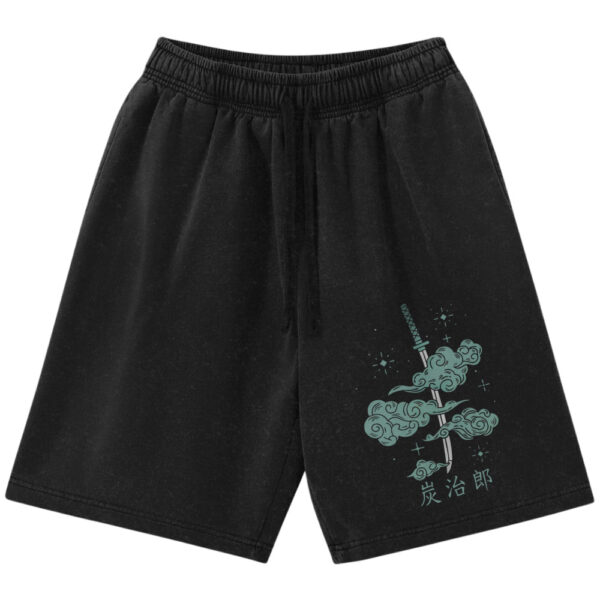 Tanjiro Kamado Shorts, Demon Slayer Shorts, Anime Shorts, Vintage Shorts