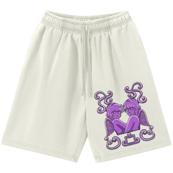 Gemini Saga Shorts, Pope Ares Shorts, Saint Seiya Shorts, Anime Shorts, Vintage Shorts