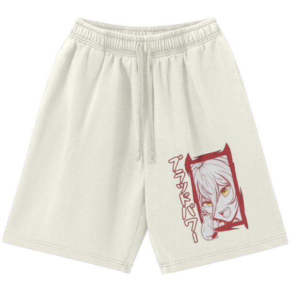 Power Shorts, Chainsaw Man Shorts, Anime Shorts, Vintage Shorts