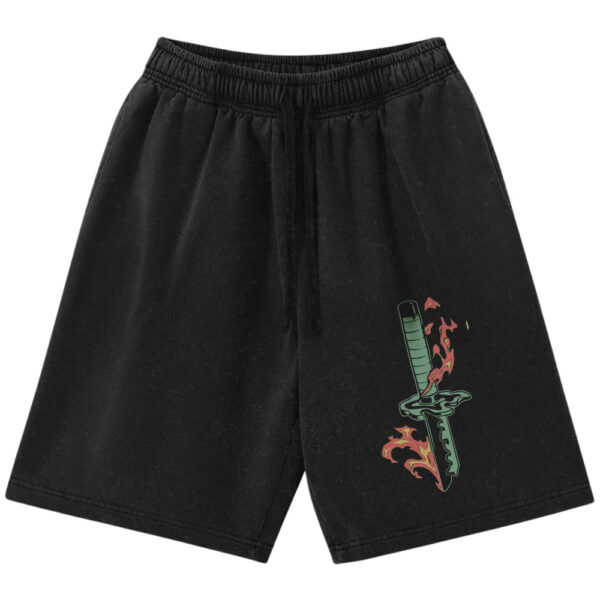 Tanjiro Kamado Shorts, Demon Slayer Shorts, Anime Shorts, Vintage Shorts