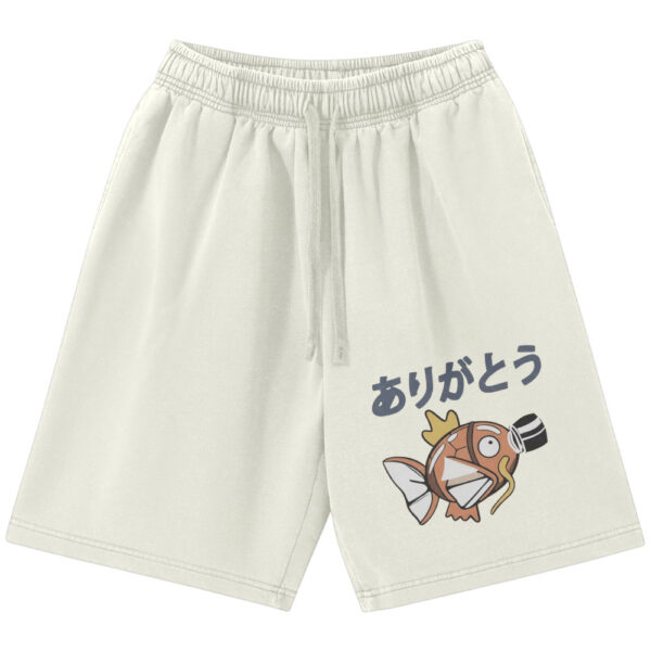 Magikarp Shorts, Pokemon Shorts, PKM Shorts, Anime Shorts, Vintage Shorts
