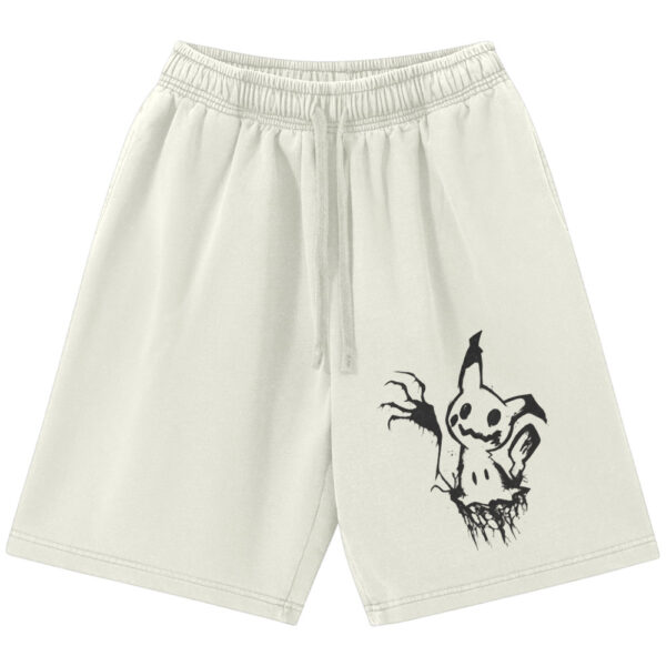 Mimikyu Shorts, Pokemon Shorts, Anime Shorts, Vintage Shorts