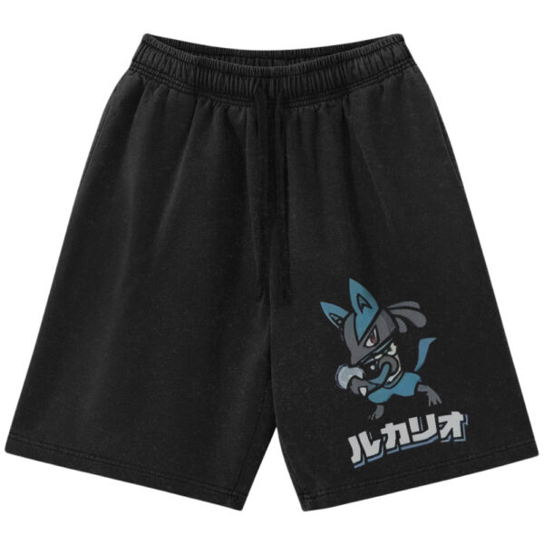 Lucario Shorts, Riolu Shorts, Pokemon Shorts, Anime Shorts, Vintage Shorts