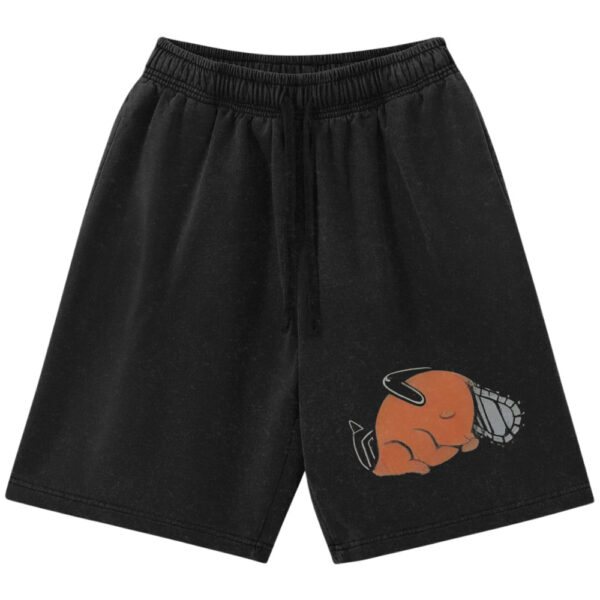 Pochita Shorts, Chainsaw Man Shorts, Anime Shorts, Vintage Shorts