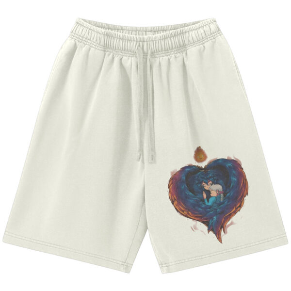 Howl's Moving Castle Shorts, Studio Ghibli Shorts, Anime Shorts, Vintage Shorts