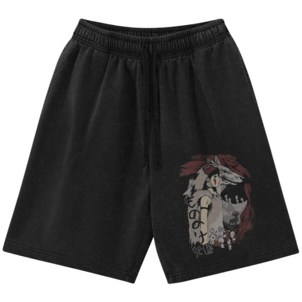 Princess Mononoke Shorts, Studio Ghibli Shorts, Anime Shorts, Vintage Shorts