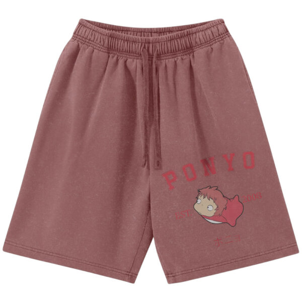 Ponyo Shorts, Studio Ghibli Shorts, Anime Shorts, Vintage Shorts