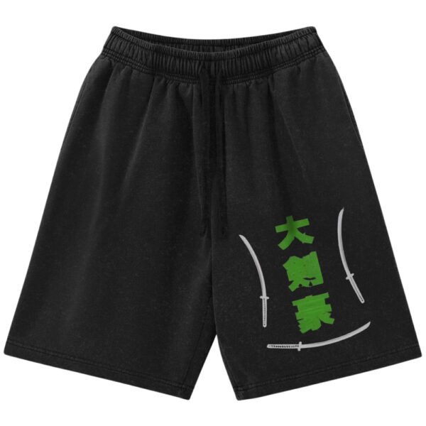 Roronoa Zoro Shorts, One Piece Shorts, Anime Shorts, Vintage Shorts