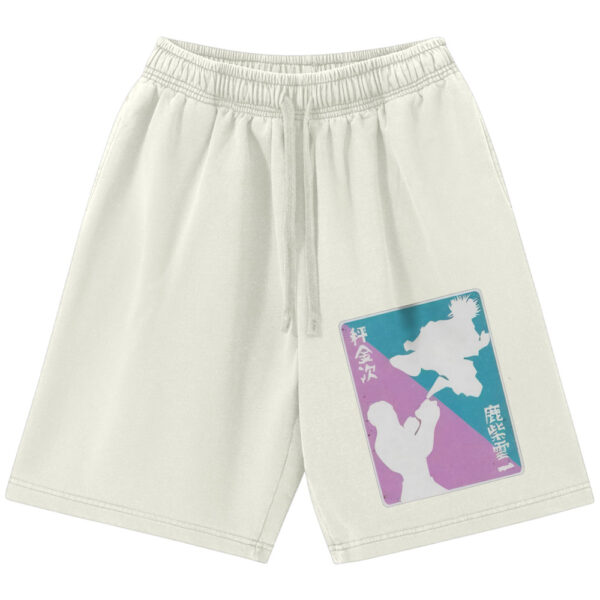 Hajime Kashimo Shorts, Sukuna Shorts, Jujutsu Kaisen Shorts, Anime Shorts, Vintage Shorts