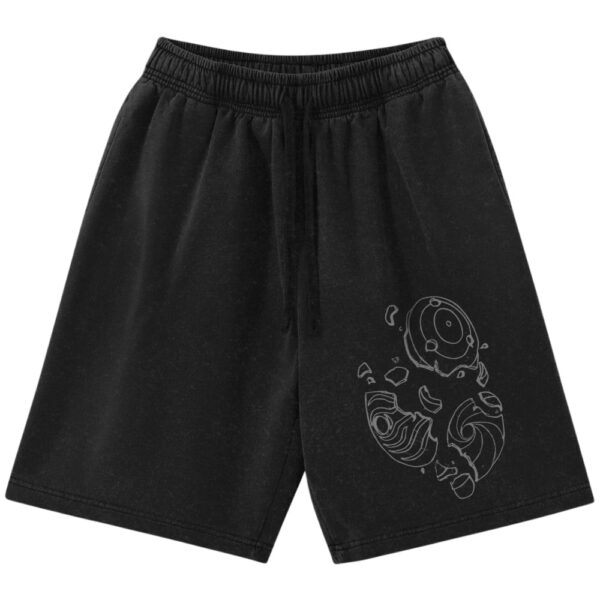 Obito Uchiha Shorts, Naruto Shorts, Anime Shorts, Vintage Shorts