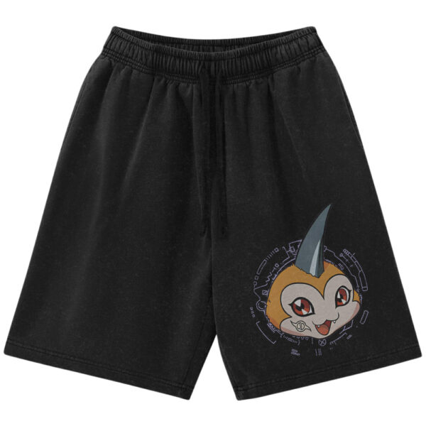 Gabumon Shorts, Garurumon Shorts, Digimon Shorts, Anime Shorts, Vintage Shorts