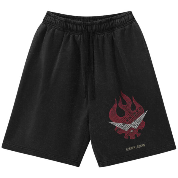 Simon Shorts, Tengen Toppa Gurren Lagann Shorts, Anime Shorts, Vintage Shorts