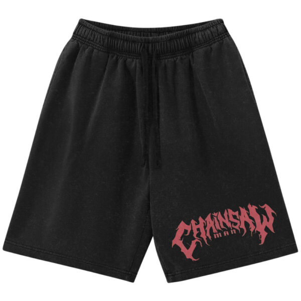 Makima Shorts, Denji Shorts, Chainsaw Man Shorts, Anime Shorts, Vintage Shorts