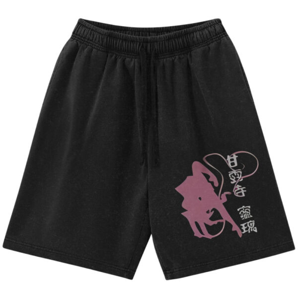 Mitsuri Kanroji Shorts, Demon Slayer Shorts, Anime Shorts, Vintage Shorts