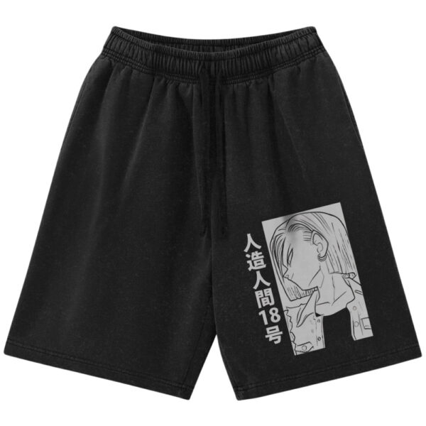 Android 18 Shorts, Dragon Ball Shorts, Anime Shorts, Vintage Shorts