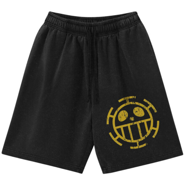Trafalgar D Water Law Shorts, One Piece Shorts, Anime Shorts, Vintage Shorts