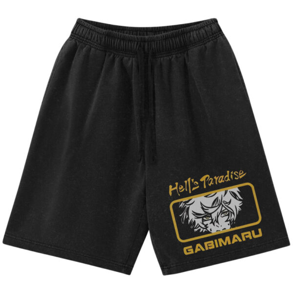 Gabimaru Shorts, Hell's Paradise Shorts, Anime Shorts, Vintage Shorts