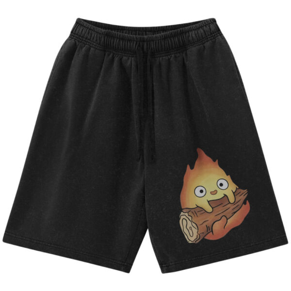 Howl's Moving Castle Shorts, Studio Ghibli Shorts, Anime Shorts, Vintage Shorts