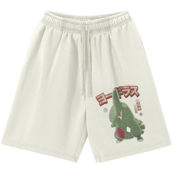 Tyranitar Shorts, Larvitar Shorts, Pokemon Shorts, PKM Shorts, Anime Shorts, Vintage Shorts