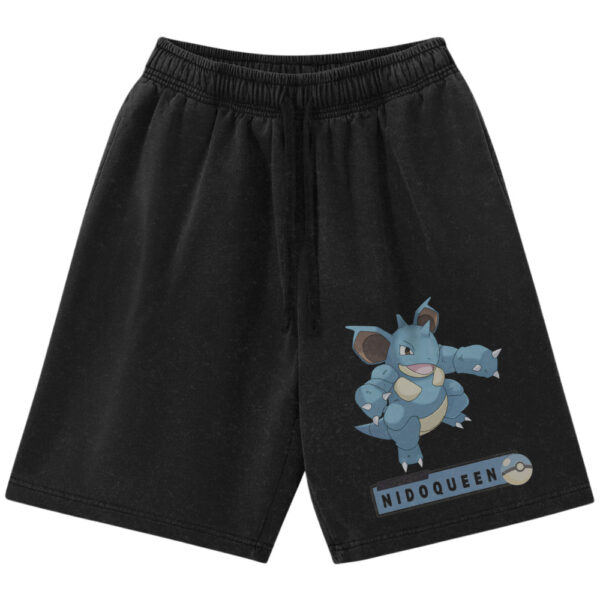 Nidoqueen Shorts, Nidorina Shorts, Nidoran Shorts, Pokemon Shorts, Anime Shorts, Vintage Shorts