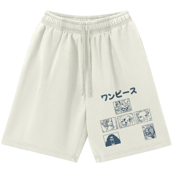 Straw Hat Pirates Shorts, One Piece Shorts, Anime Shorts, Vintage Shorts