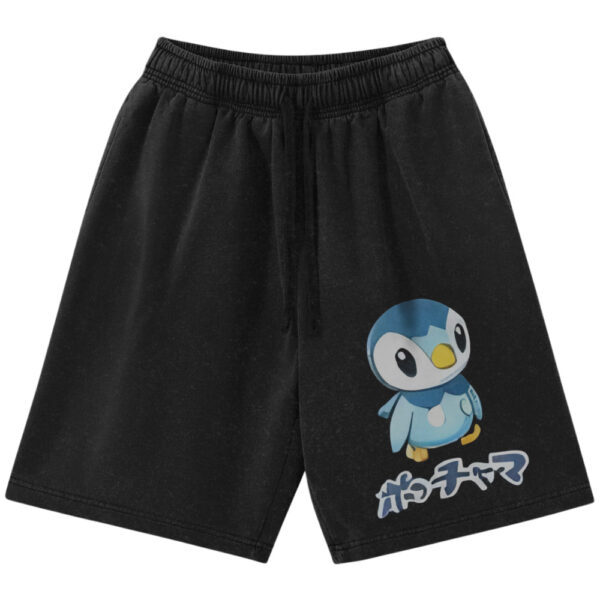 Piplup Shorts, Prinplup Shorts, Empoleon Shorts, Pokemon Shorts, Anime Shorts, Vintage Shorts