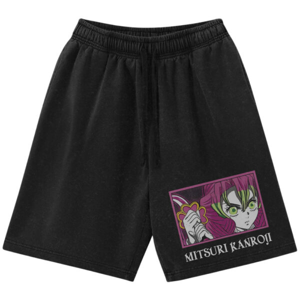 Mitsuri Kanroji Shorts, Demon Slayer Shorts, Anime Shorts, Vintage Shorts