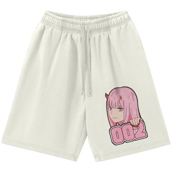Zero Two Shorts, Darling in the Franxx Shorts, Anime Shorts, Vintage Shorts