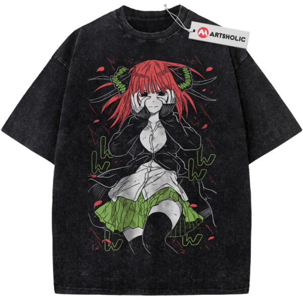 Nino Nakano Shirt, The Quintessential Quintuplets Shirt, Anime Shirt, Vintage T-Shirt