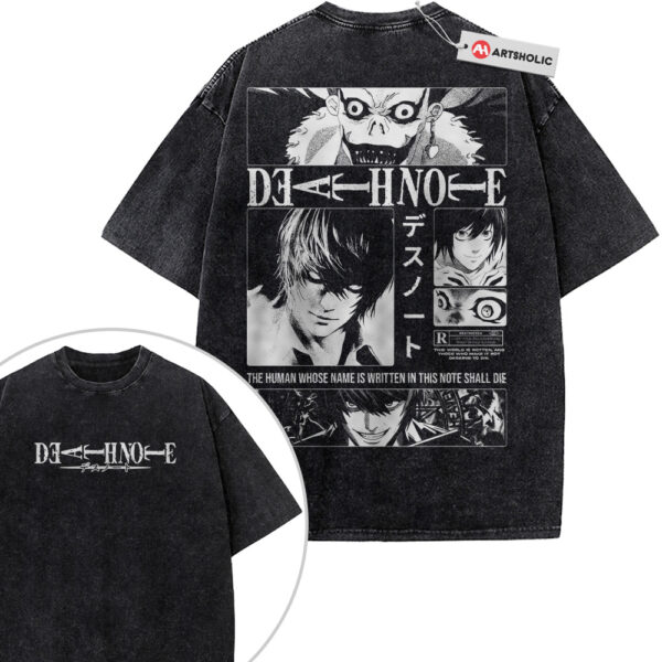 Death Note Shirt, Anime Shirt, Vintage Tee 2-Sided