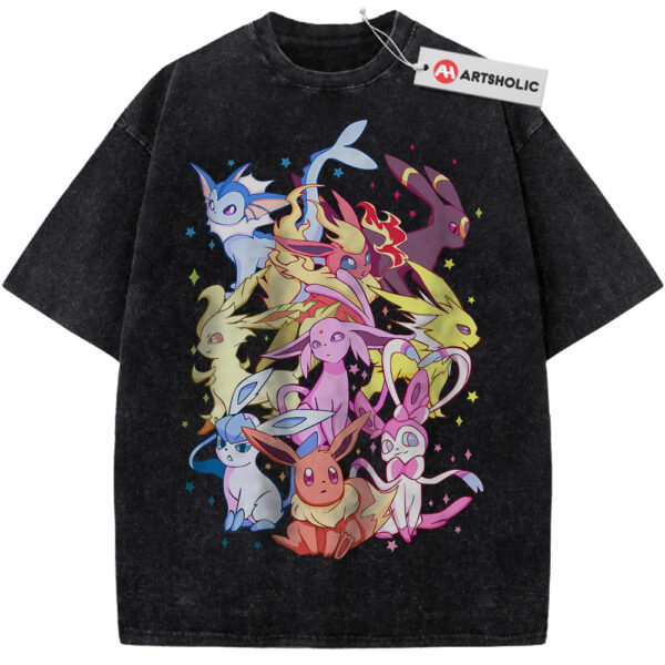Eevee Evolutions Shirt, Pokemon Shirt, PKM Shirt, Valentine's Day Shirt, Anime Shirt, Vintage Tee