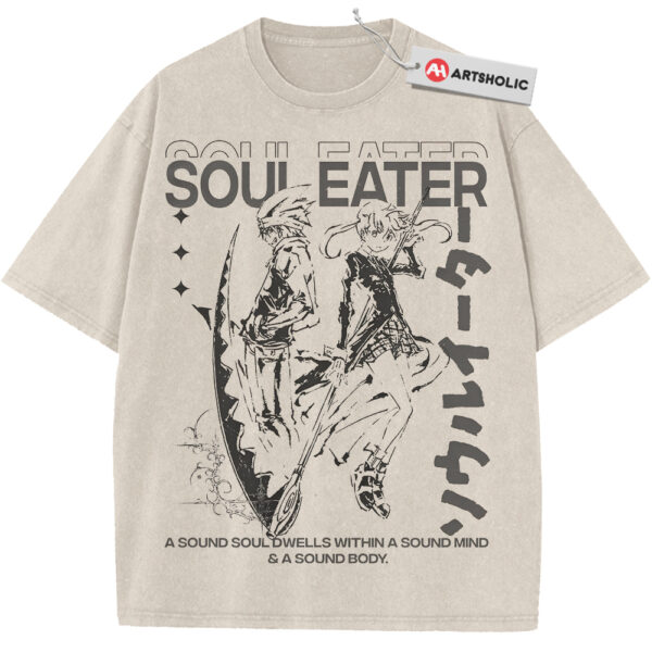 Soul Evans and Maka Albarn Shirt, Soul Eater Shirt, Anime Shirt, Vintage T-Shirt
