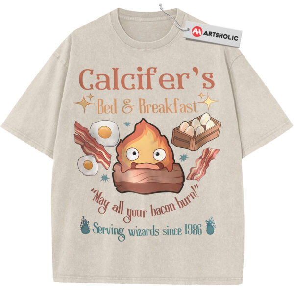 Calcifer Shirt, Howl's Moving Castle Shirt, Studio Ghibli Shirt, Anime Shirt, Vintage T-Shirt