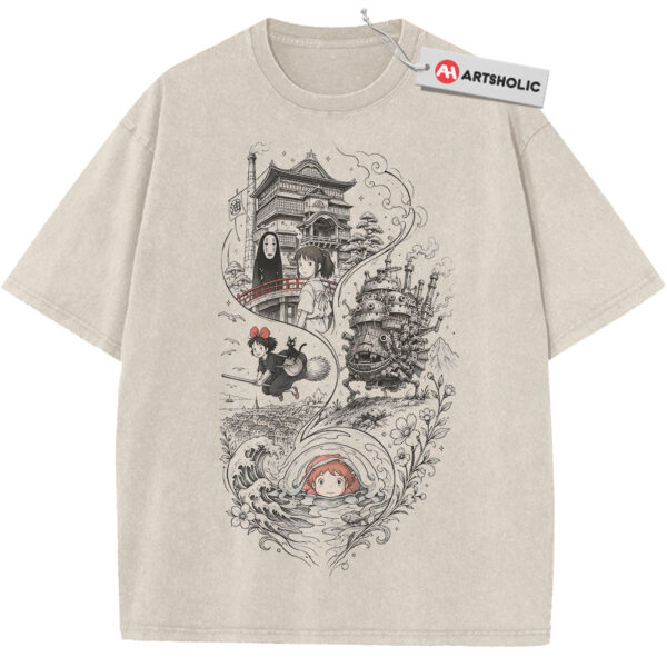 Studio Ghibli Shirt, Anime Shirt, Vintage T-Shirt