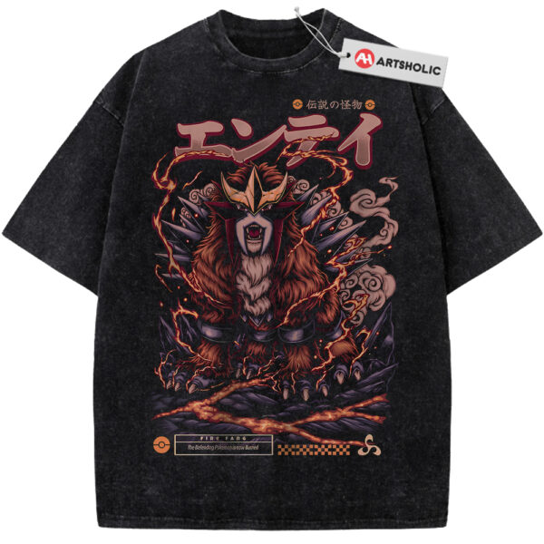 Entei Shirt, Pokemon Shirt, Anime Shirt, Vintage Tee
