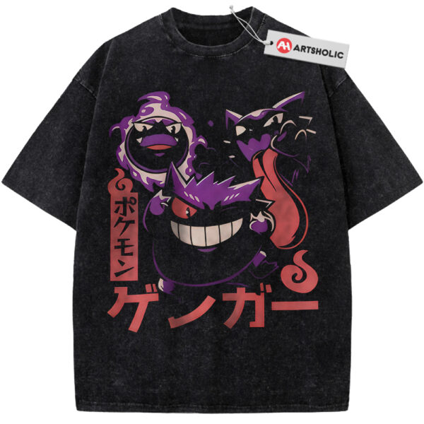 Gengar Shirt, Haunter Shirt, Gatsly Shirt, Pokemon Shirt, PKM Shirt, Anime Shirt, Vintage T-Shirt