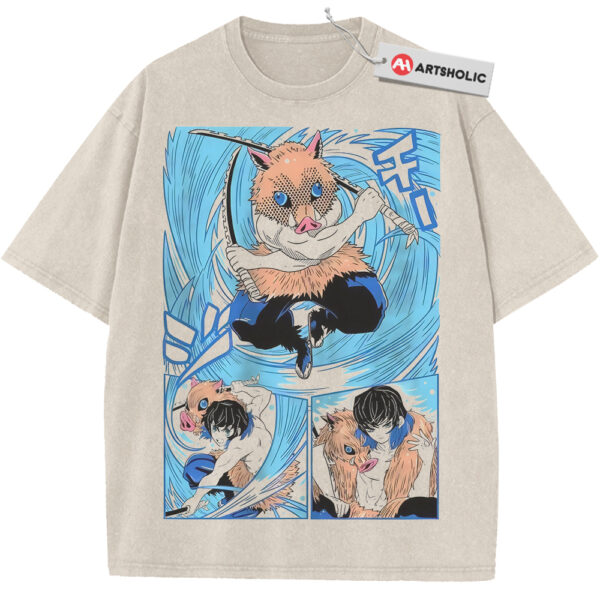 Inosuke Hashibira Shirt, Demon Slayer Shirt, Anime Shirt, Vintage T-Shirt