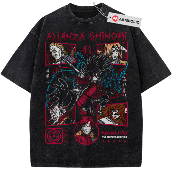 Madara vs 5 Kage Shirt, Naruto Shirt, Anime Shirt, Vintage T-Shirt