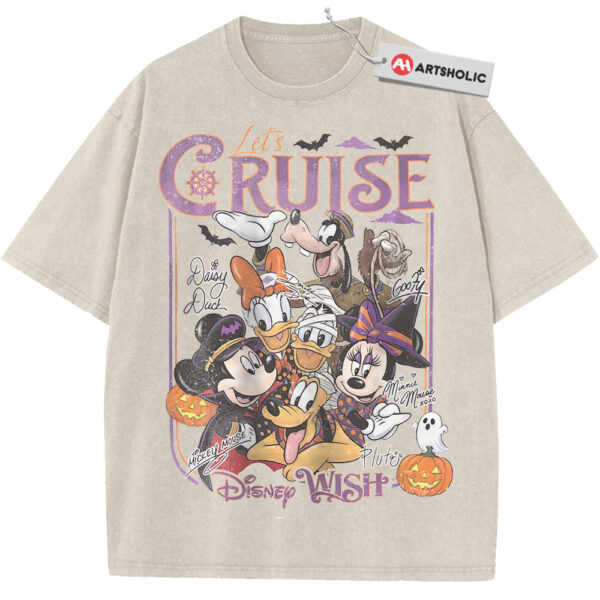 Donald Duck Shirt, Mickey Mouse Shirt, Goofy Shirt, Pluto Shirt, Halloween Shirt, Disney Shirt, Animated Shirt, Vintage Tee