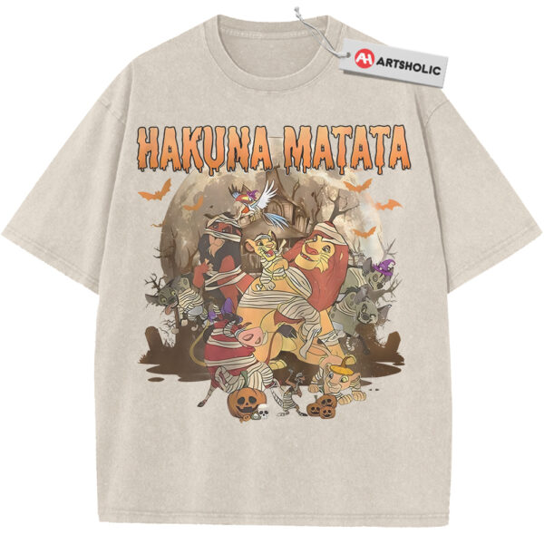 Hakuna Matata Shirt, The Lion King Shirt, Halloween Shirt, Disney Shirt, Animated Shirt, Vintage T-Shirt