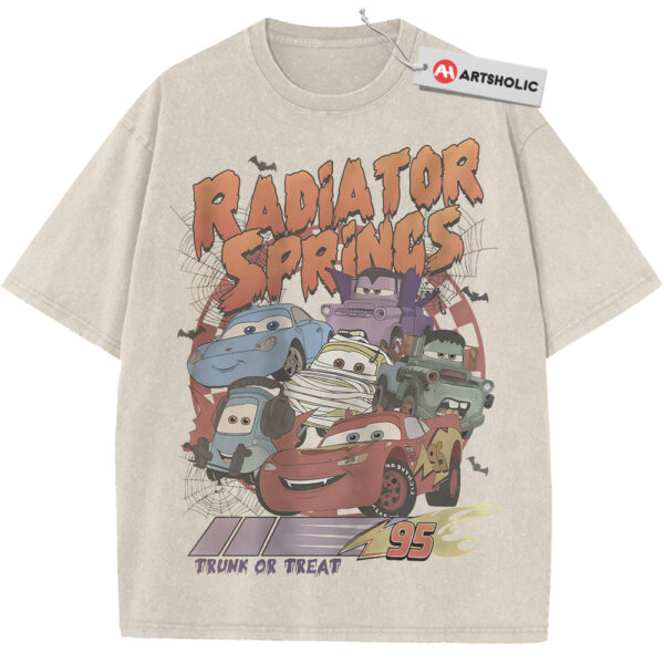 Lightning McQueen Shirt, Cars Shirt, Halloween Shirt, Animated Shirt, Vintage T-Shirt