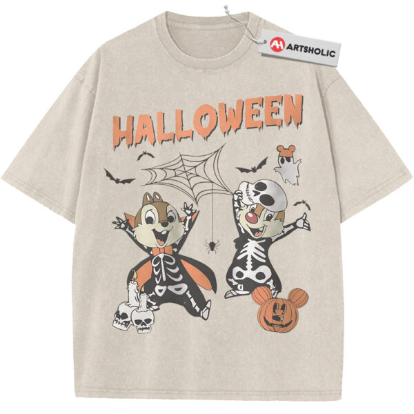 Chip and Dale Shirt, Halloween Shirt, Disney Shirt, Animated Shirt, Vintage Tee