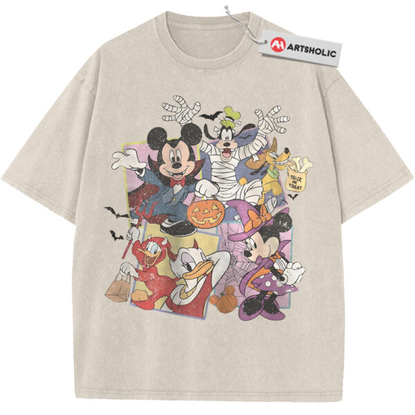 Donald Duck Shirt, Mickey Mouse Shirt, Goofy Shirt, Pluto Shirt, Halloween Shirt, Disney Shirt, Animated Shirt, Vintage Tee