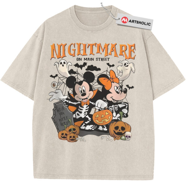 Minnie Mouse and Mickey Mouse Shirt, Halloween Shirt, Disney Shirt, Animated Shirt, Vintage T-Shirt