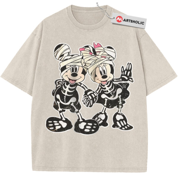 Minnie Mouse and Mickey Mouse Shirt, Halloween Shirt, Disney Shirt, Animated Shirt, Vintage T-Shirt