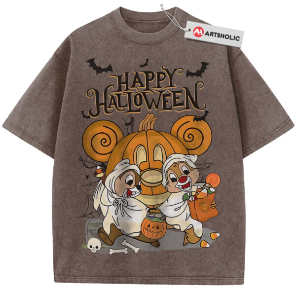 Chip and Dale Shirt, Halloween Shirt, Disney Shirt, Animated Shirt, Vintage Tee